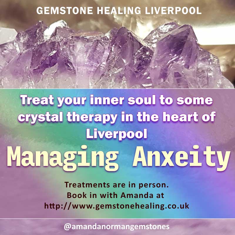 Crystal therapy for anxiety