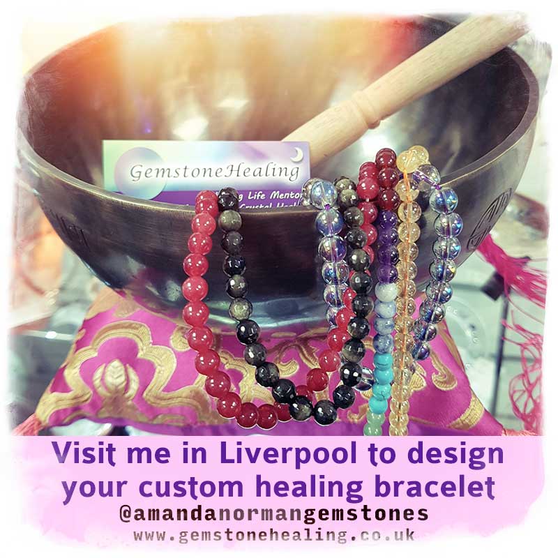 Create your very own crystal healing bracelet with Amanda