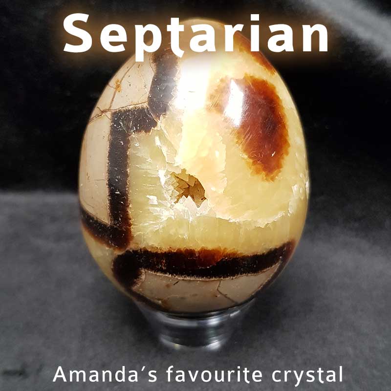 Septarian is Amanda's I can do it crystal!