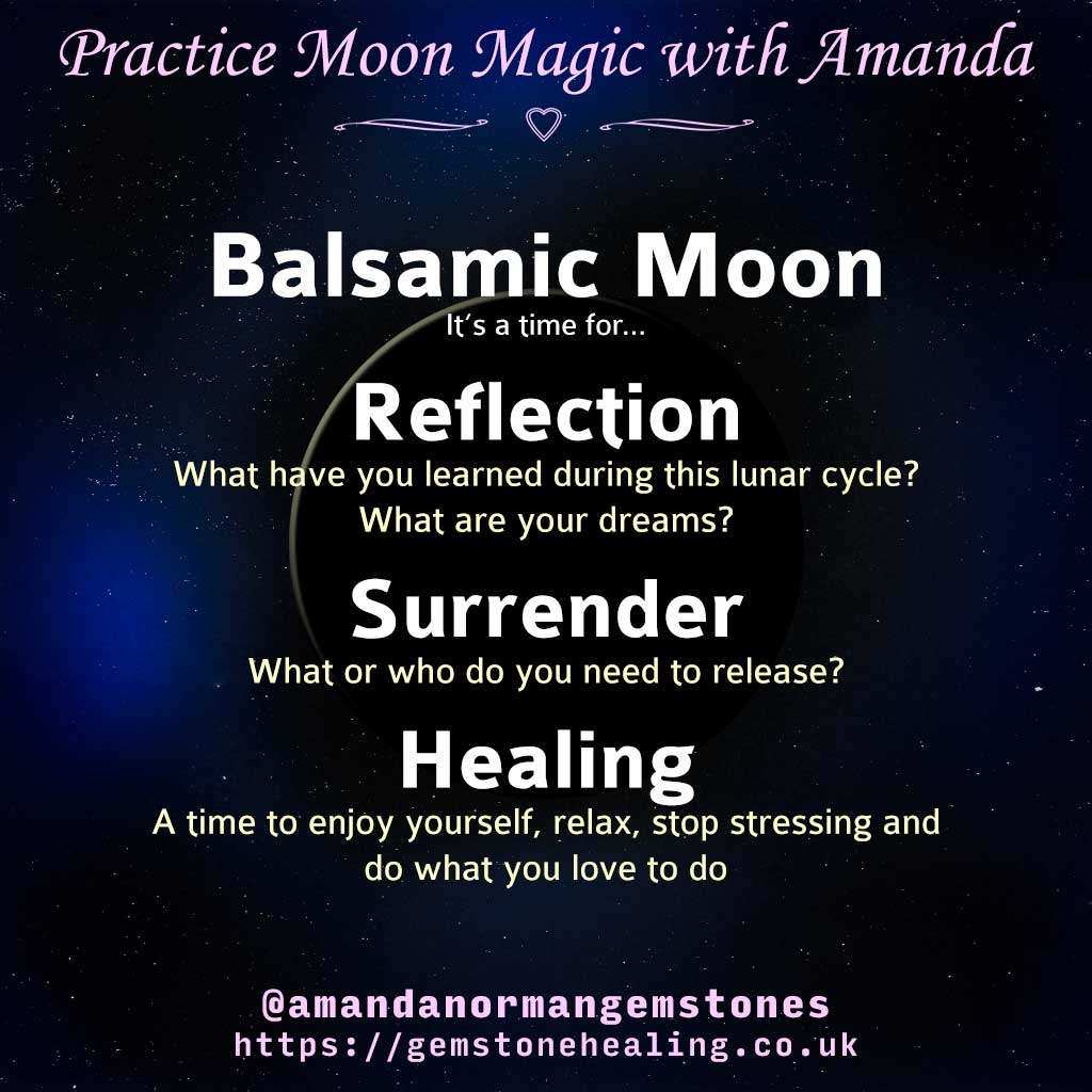 Balsamic Moon Gemstone, Tarot and Healing