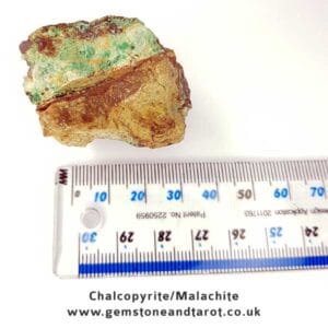 Chalcopyrite and Malachite