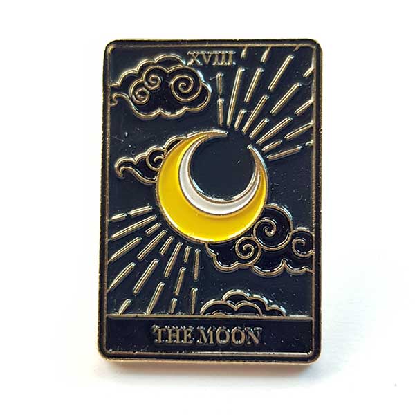 Moon Tarot Pin Badge