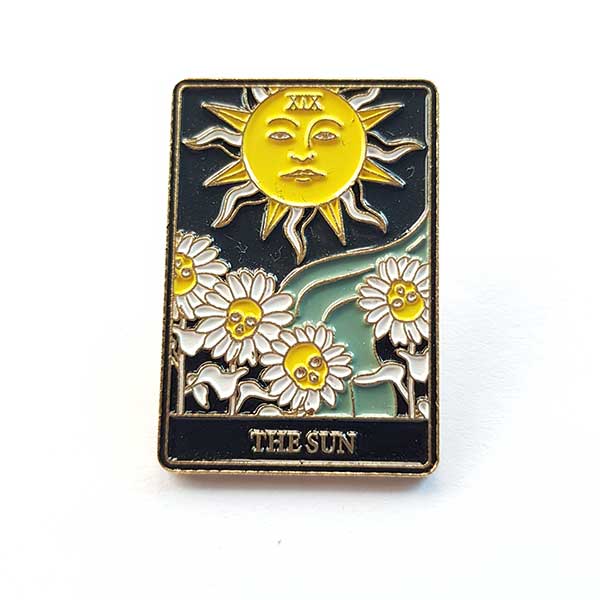 Sun Tarot Pin Badge