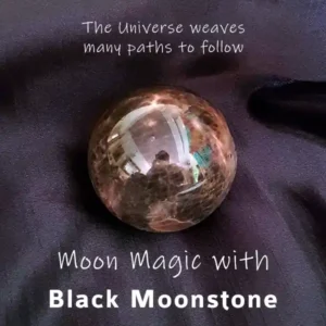 Black Moonstone Palmstone