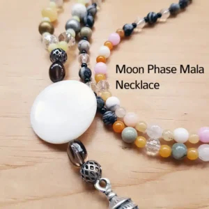 Moon Phase Mala Necklace