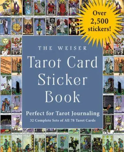 The Weiser Tarot Card Sticker Book: Perfect for Tarot Journaling Over 2,500 Stickers - 32 Complete Sets of All 78 Tarot Cards Paperback – Sticker Book