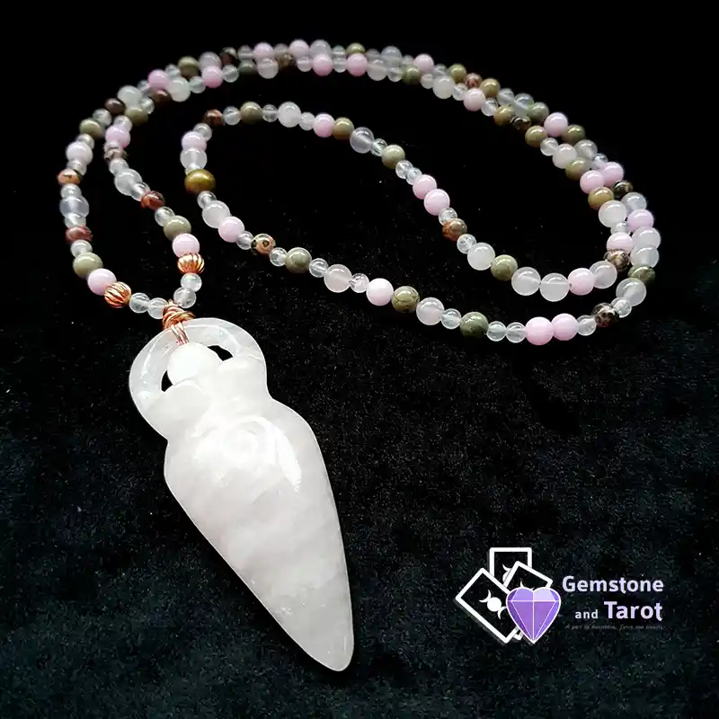 Goddess Rose Quartz Necklace