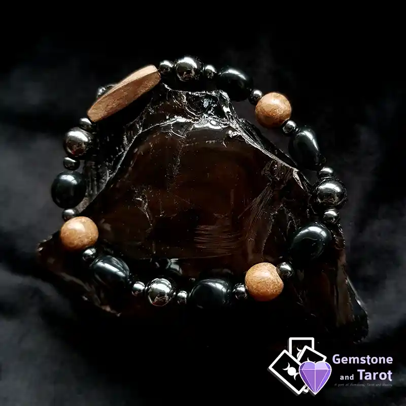 Chakra Bracelet Obsidian