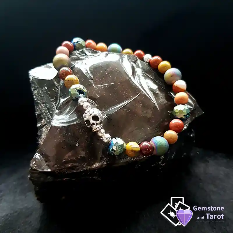 Rose Skull Aura Bracelet