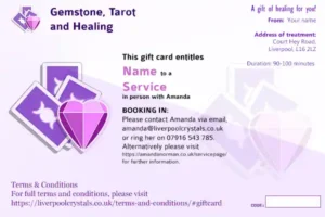 Personalised Gift Card Liverpool