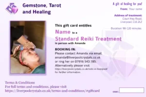 Personalised Gift Card Liverpool