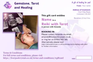 Personalised Gift Card Liverpool